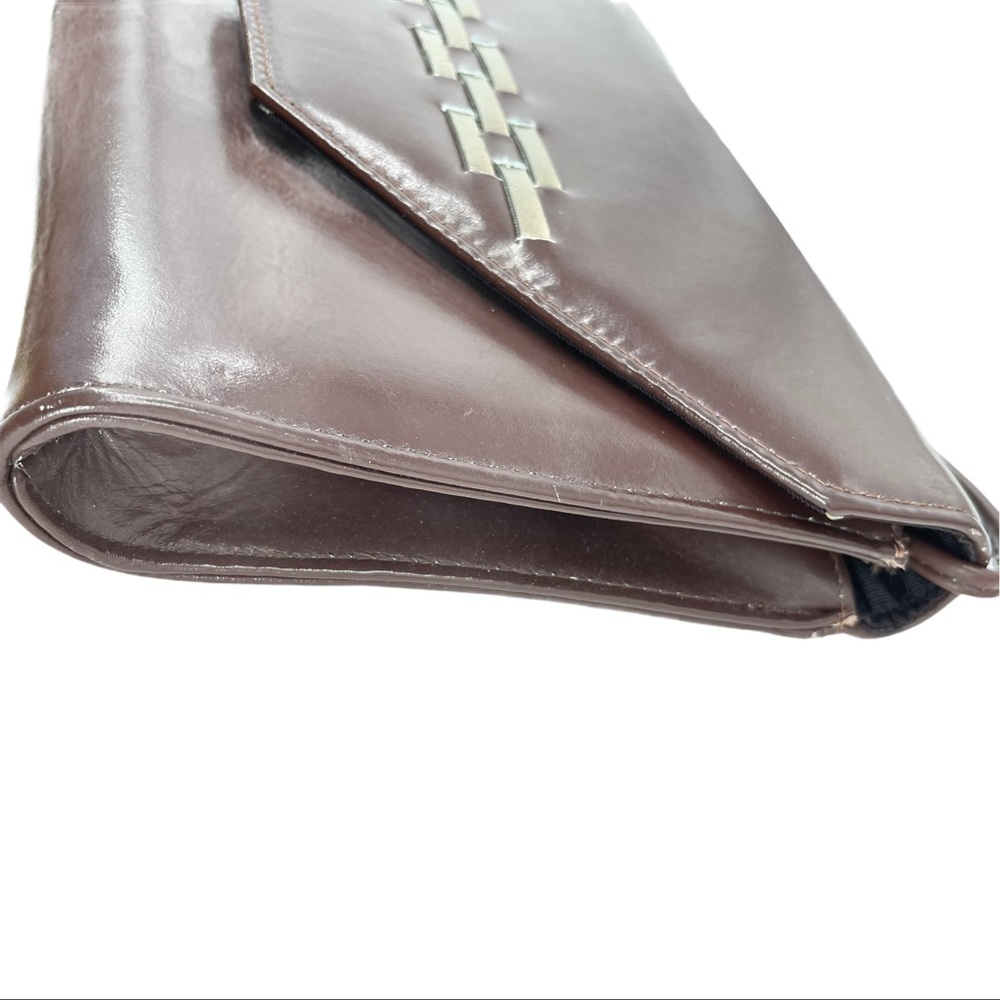 Vintage 60s Brown Purse Thin Strap - Picture 3 of 5